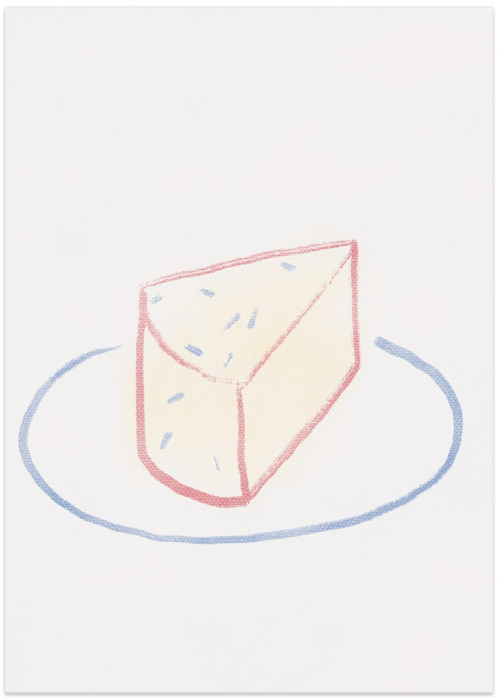 Cheesy Delight - Art Print by Little Dean