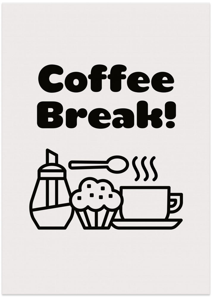 Coffee Break - Art Print by FINE FINE STUFF