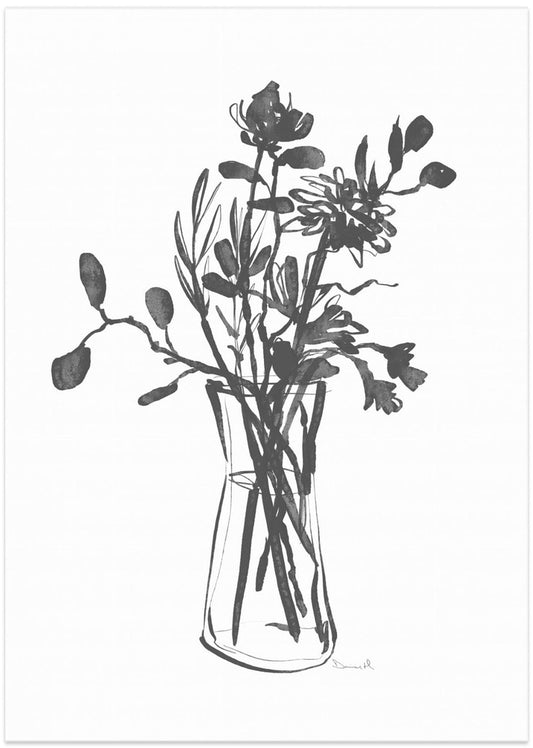 Flowers - Art Print by Dan Hobday