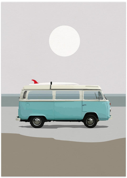 Road Trip 2 - Art Print by Dan Hobday