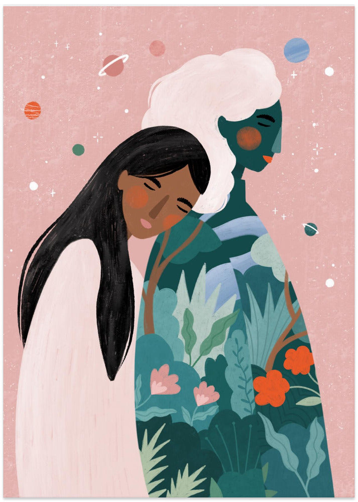 Cosmic Connection - Art Print by Bea Müller