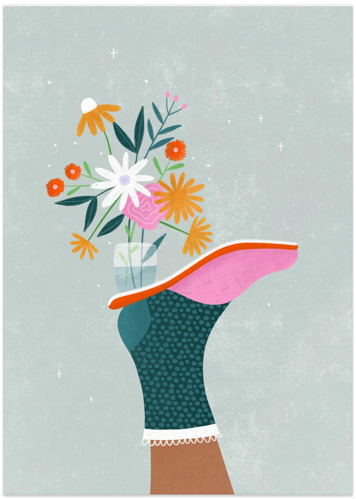 The Modern Mule - Art Print by Bea Müller