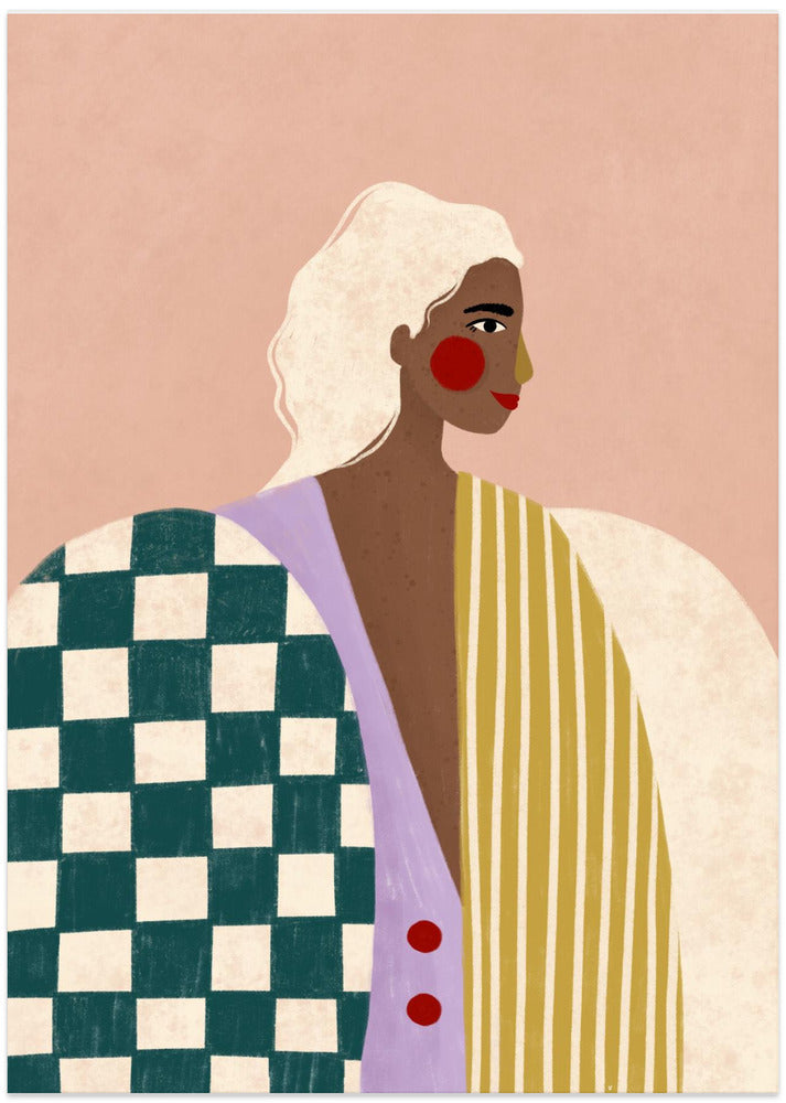 Funky Blouse - Art Print by Bea Müller