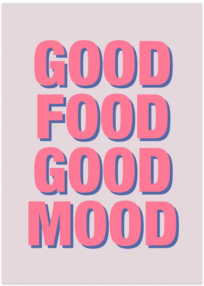 Positive Vibes Meal - Art Print by Athene Fritsch