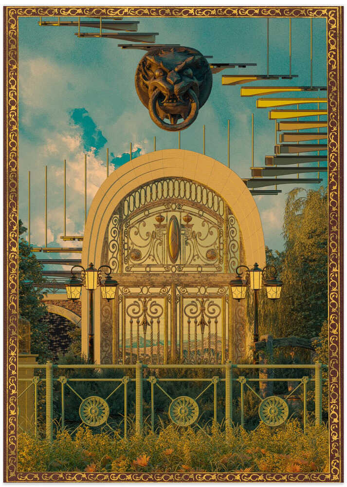 Surreal Gate - Art Print by CosmoZach