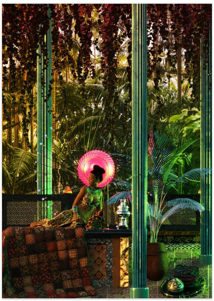 PRINCESS IN A FOREST - Art Print by CosmoZach