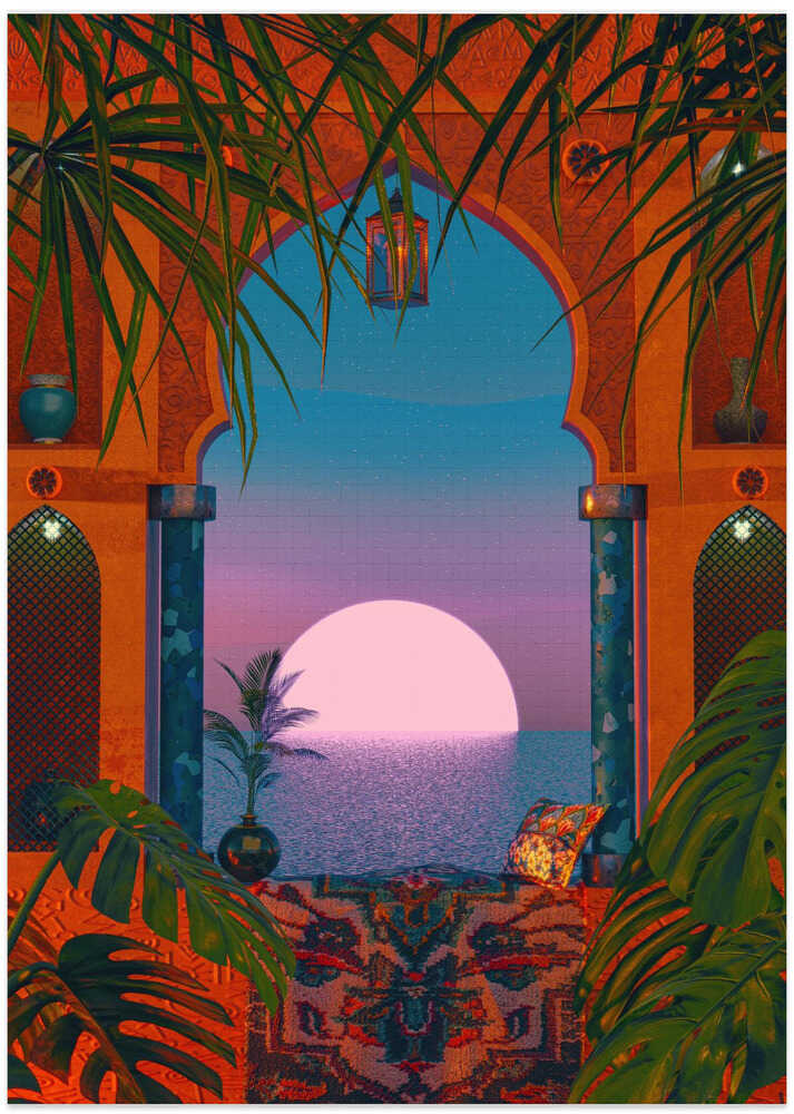 TROPICAL PORTAL - Art Print by CosmoZach