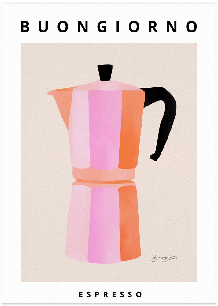 Buongiorno Espresso - Art Print by Baroo Bloom