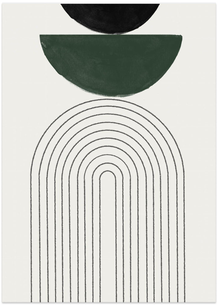 Arched Geometry - Art Print by THE MIUUS STUDIO