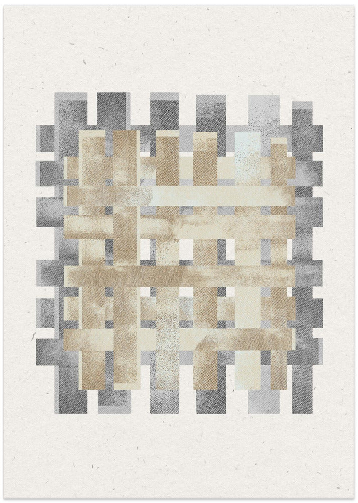Woven Geometries - Art Print by THE MIUUS STUDIO