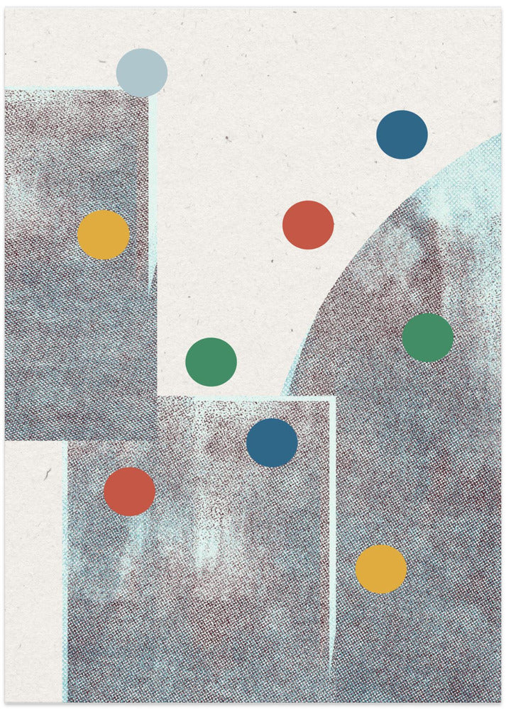 Geometric Dance - Art Print by THE MIUUS STUDIO