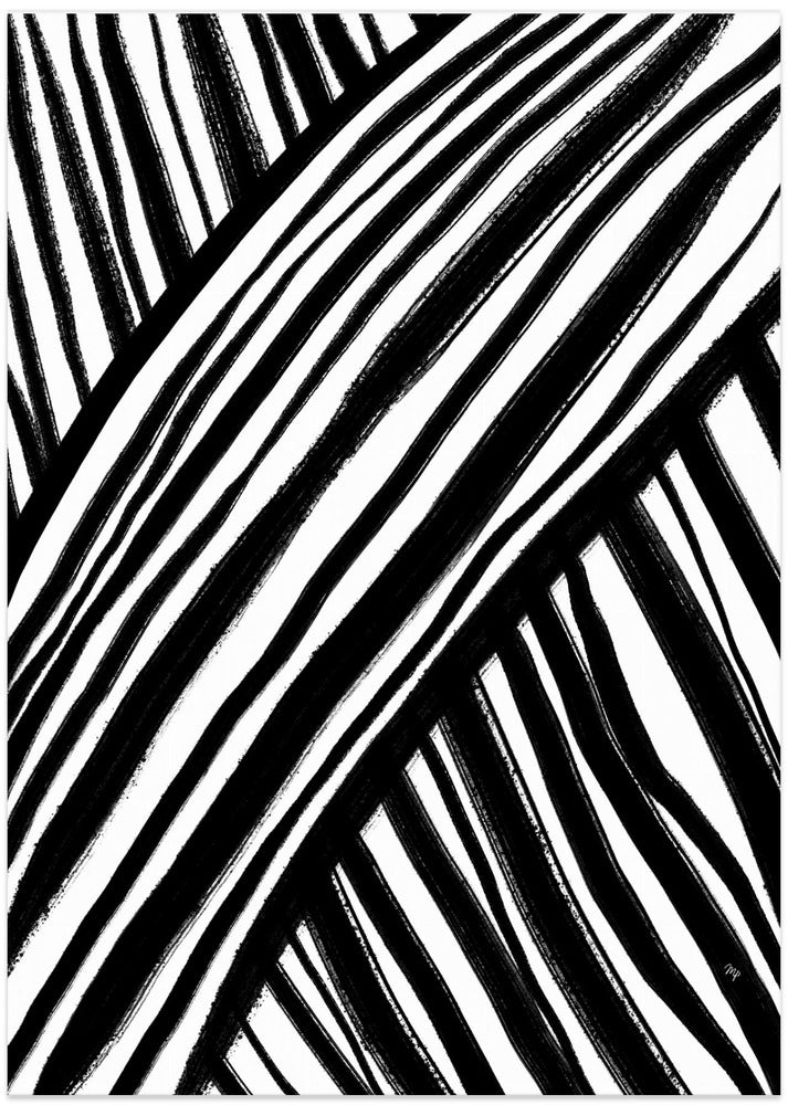 Zebra's Pathway - Art Print by Martina