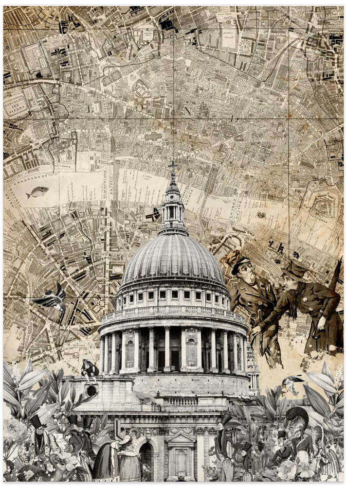 London St Pauls (City Breaks) - Art Print by Simon Goggin Travel Poster