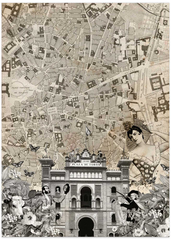 Madrid (City Breaks) - Art Print by Simon Goggin Travel Poster