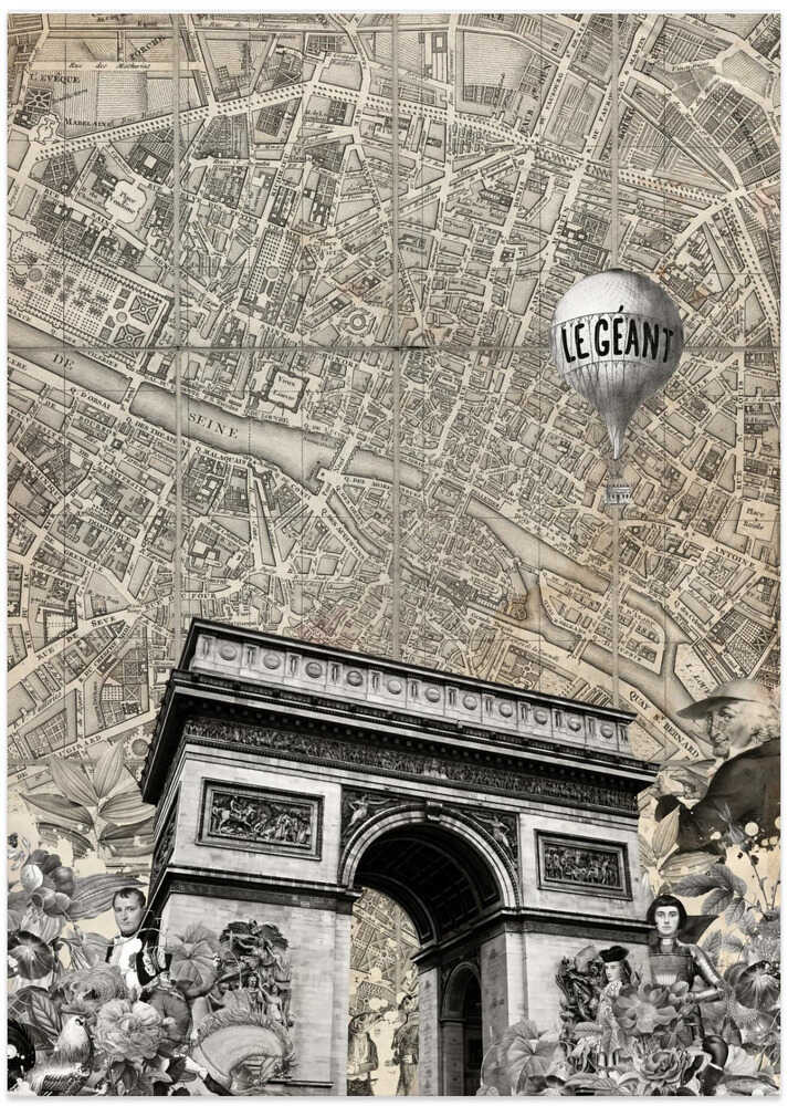 Paris (City Breaks) - Art Print by Simon Goggin Travel Poster