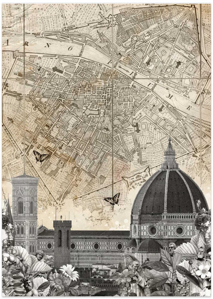 Florence (City Breaks) - Art Print by Simon Goggin Travel Poster