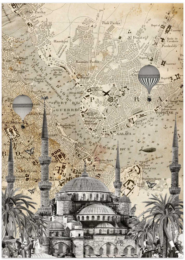 Istanbul (City Breaks) - Art Print by Simon Goggin Travel Poster