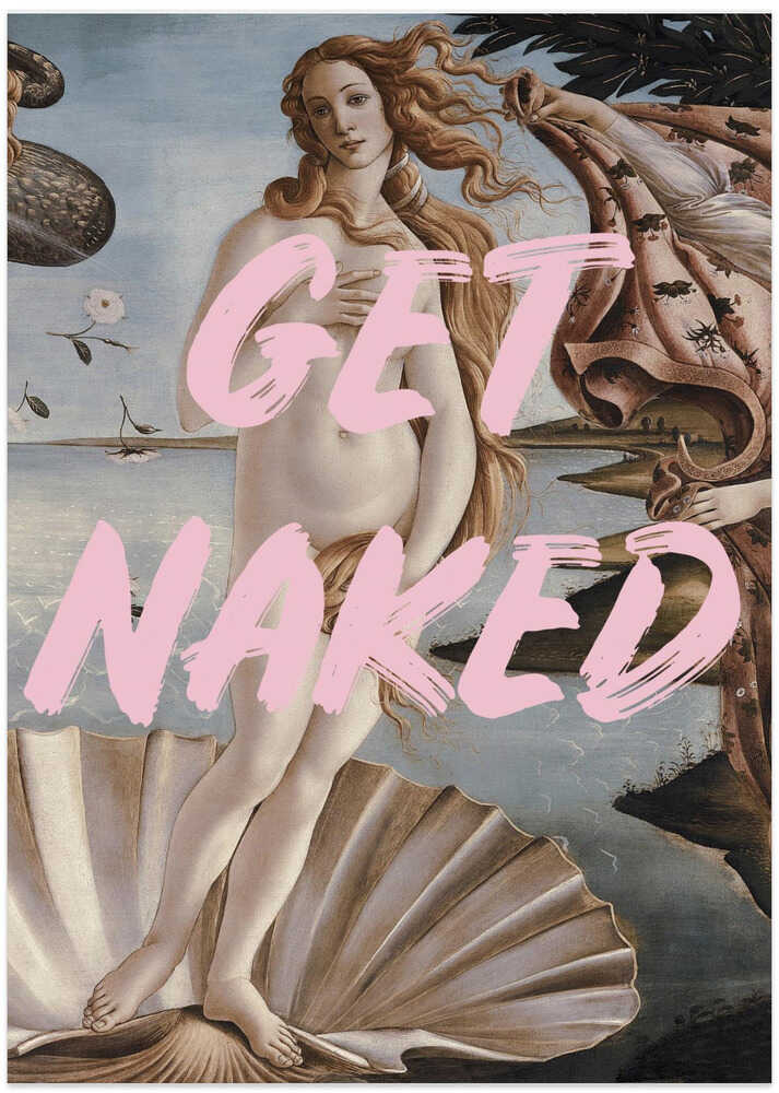 Venus get naked - Art Print by Talitha McQueen