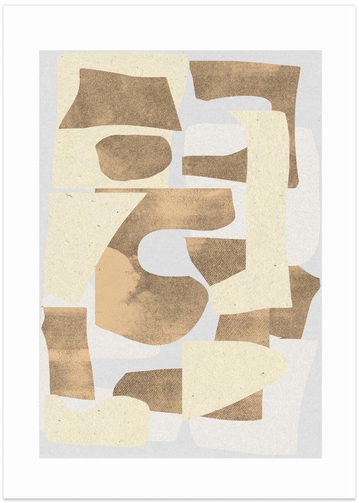 Earthy Fragments - Art Print by THE MIUUS STUDIO