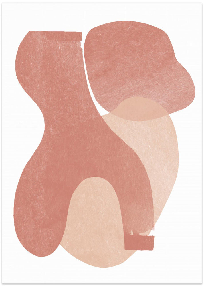 Peach Paper Cut Composition No.2 - Art Print by THE MIUUS STUDIO