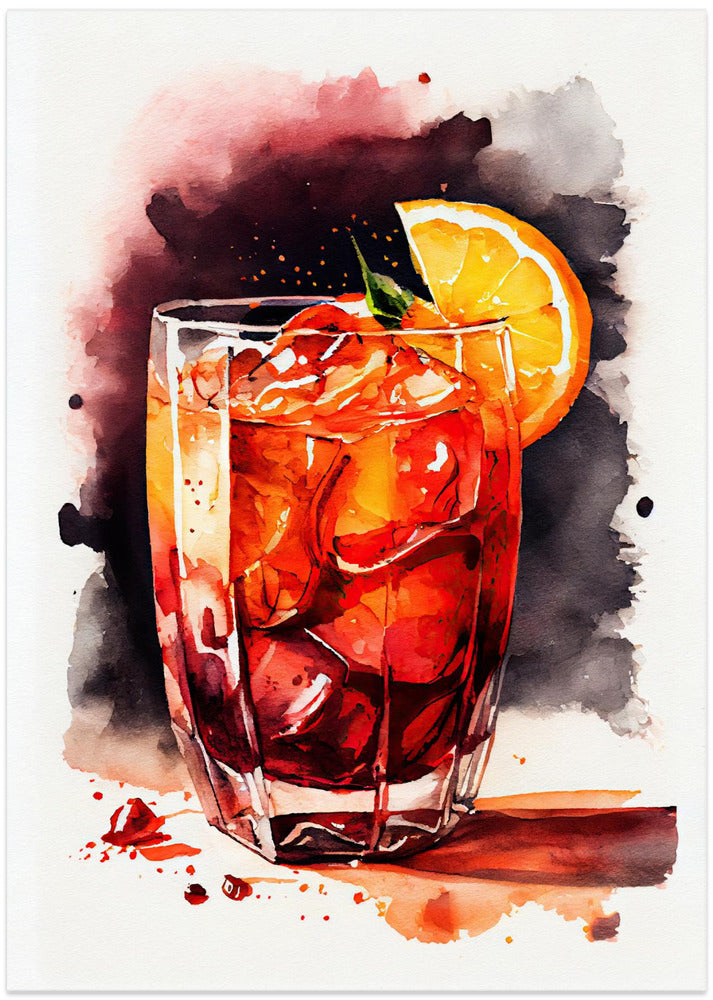 Drinks cocktail - Art Print by Justyna Jaszke