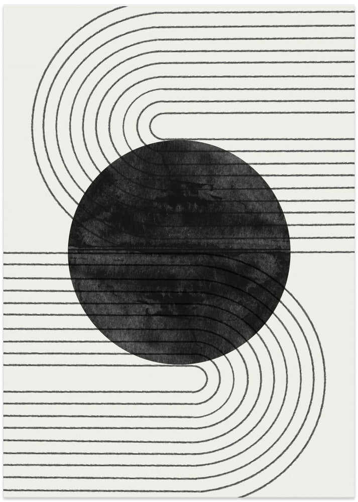 Orbiting Lines - Art Print by THE MIUUS STUDIO