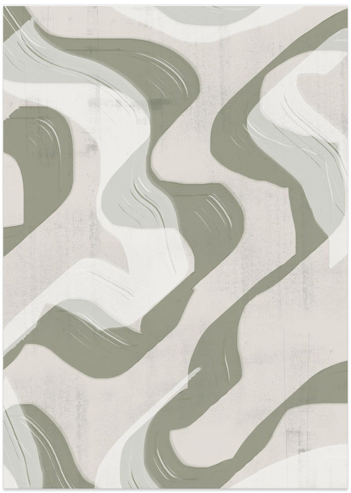 Flowing Earth Patterns - Art Print by THE MIUUS STUDIO