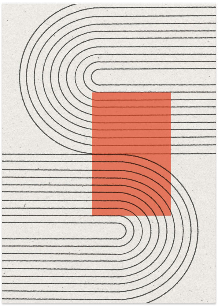 Curved Harmony - Art Print by THE MIUUS STUDIO