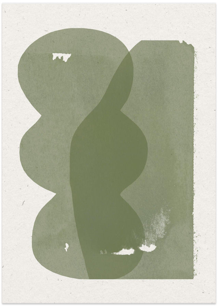 Green Echoes - Art Print by THE MIUUS STUDIO