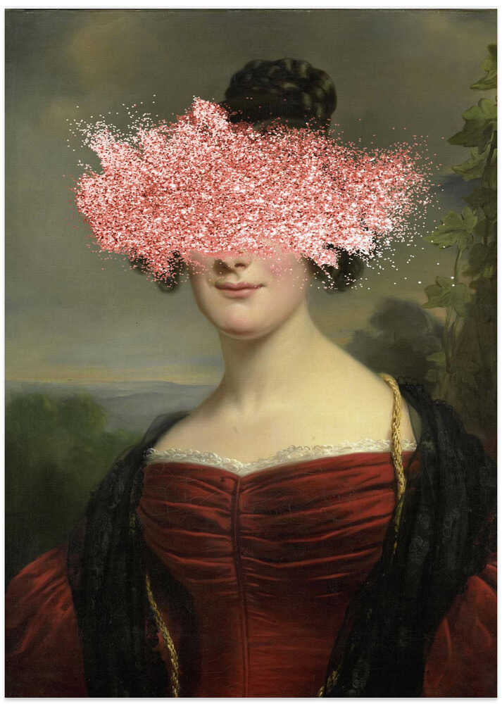 Renaissance Sparkle Splash - Altered Art - Art Print by The Art Concept