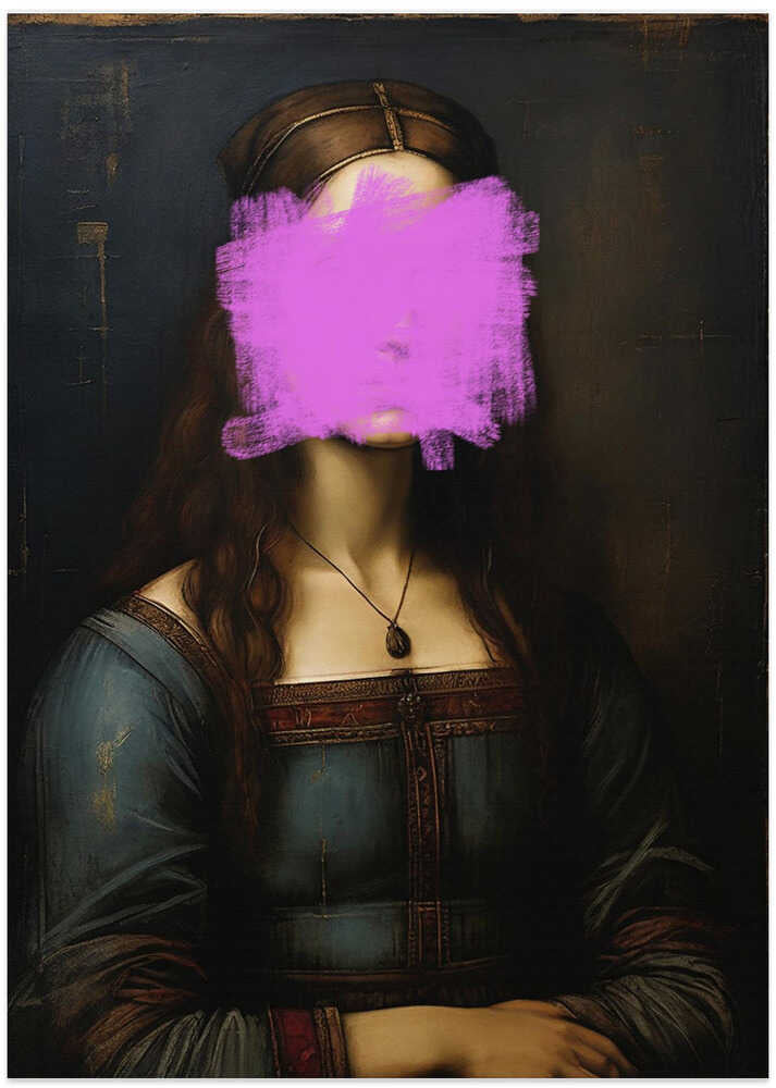 Modern Mona Lisa - Art Print by The Art Concept