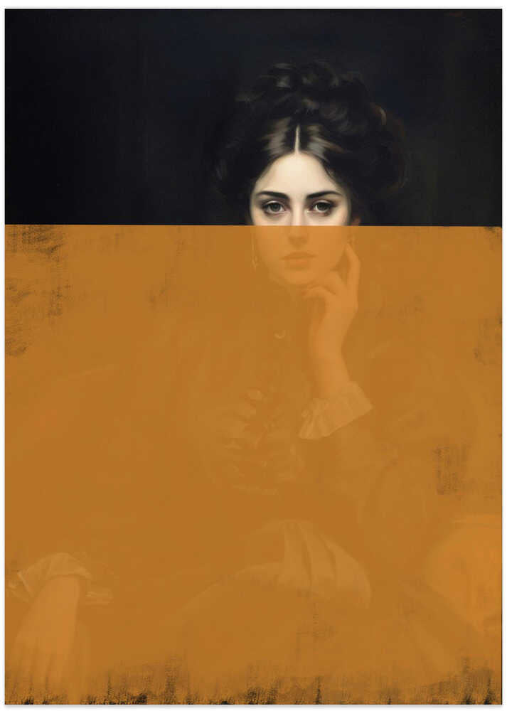 Altered Portrait of Woman - Art Print by The Art Concept