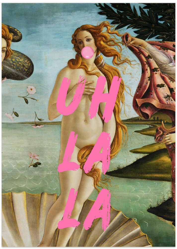 The Birth of Venus by Sandro Botticelli / Uh La La - Art Print by The Art Concept