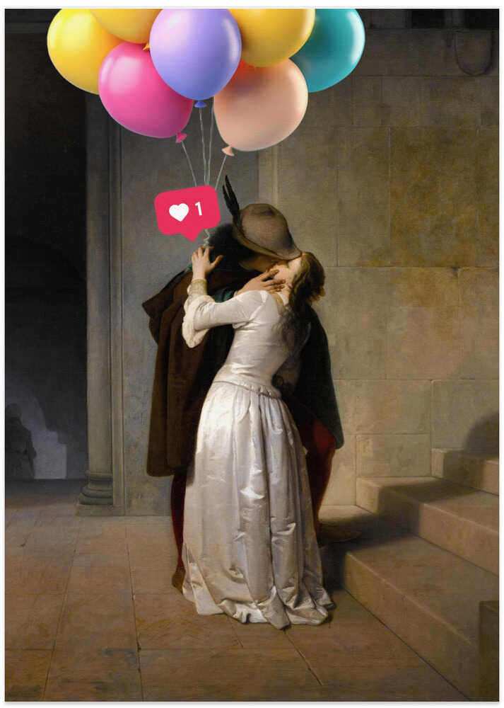 Renaissance Romanse - Altered Art - Art Print by The Art Concept