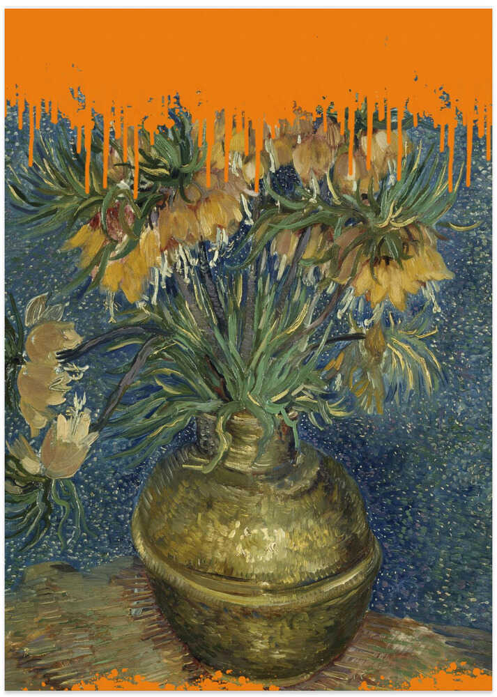 Collage Sunflowers and the splash Van Gogh - Art Print by The Art Concept
