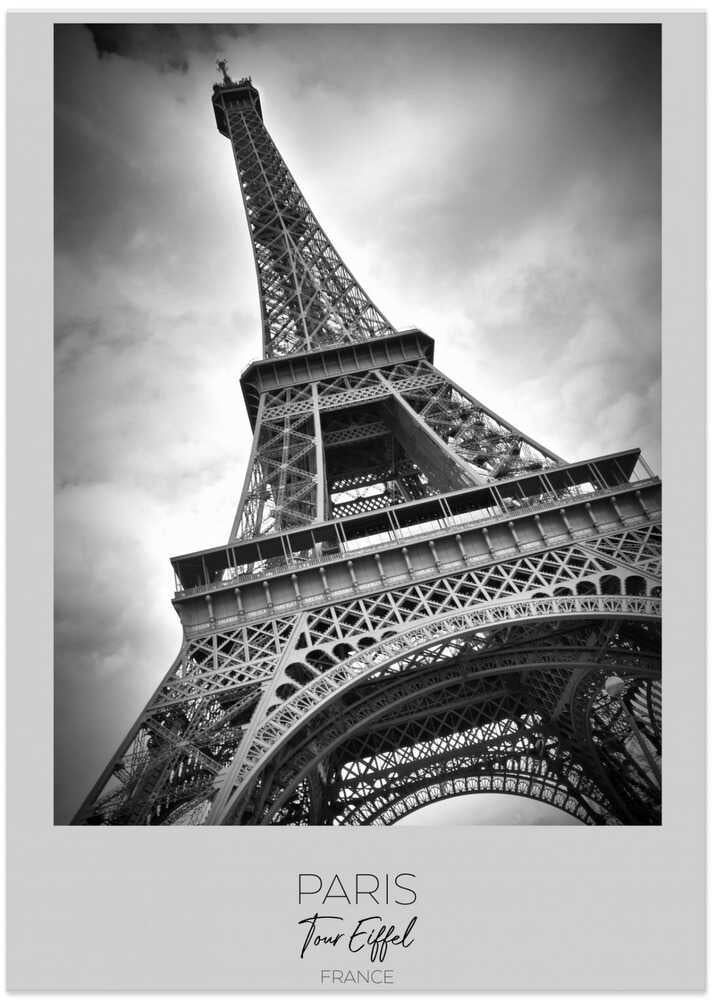 In focus: PARIS Eiffel Tower - Art Print by Melanie Viola Travel Poster