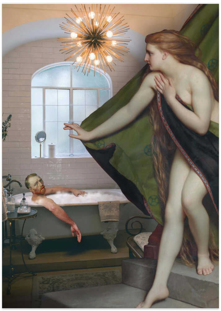 Bath Meeting - Art Print by Dikhotomy