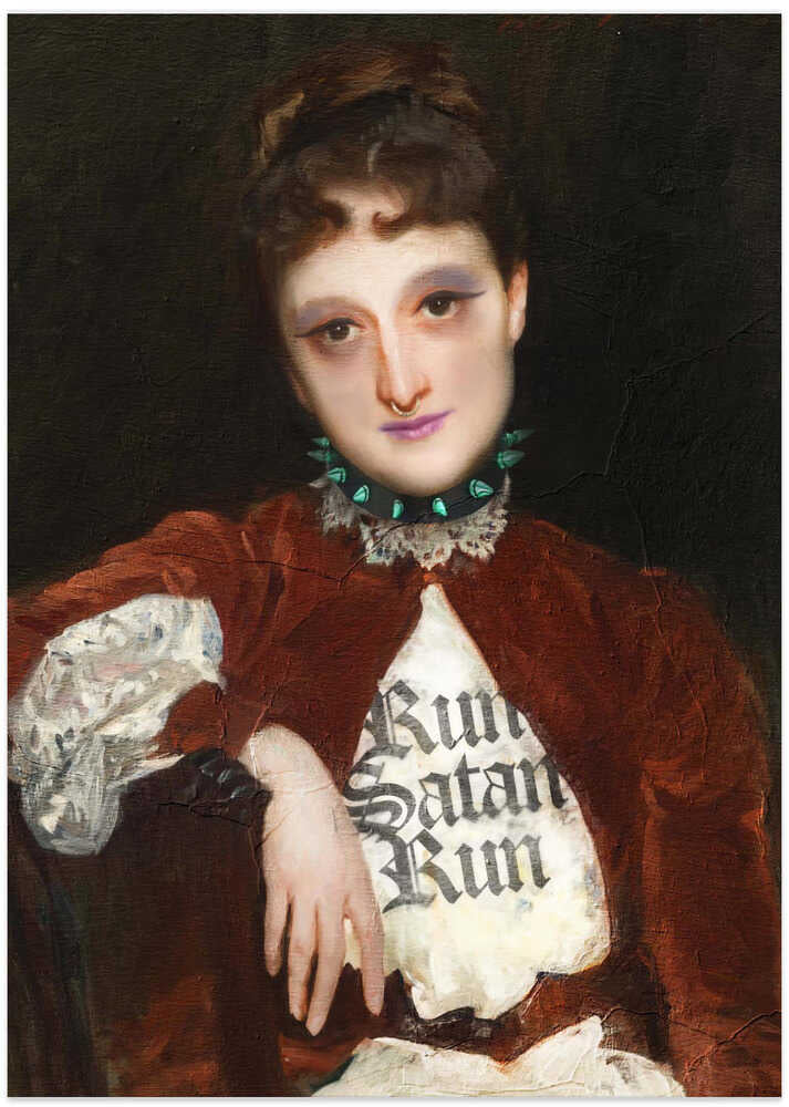 Emo Diva - Art Print by Dikhotomy