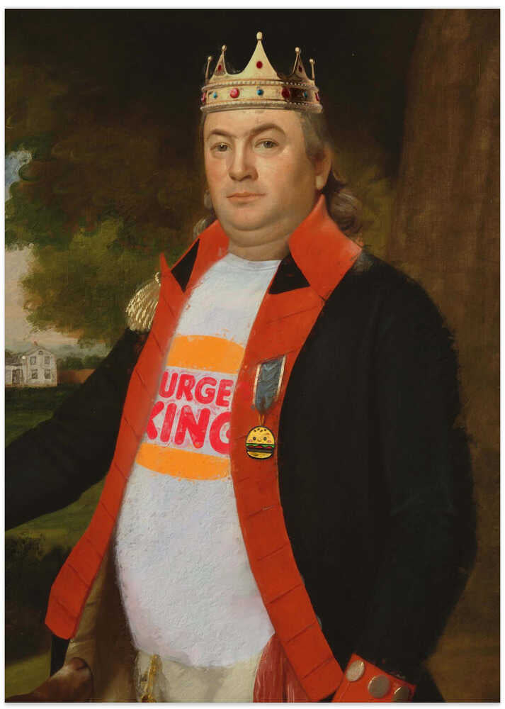 Fast Food King - Art Print by Dikhotomy