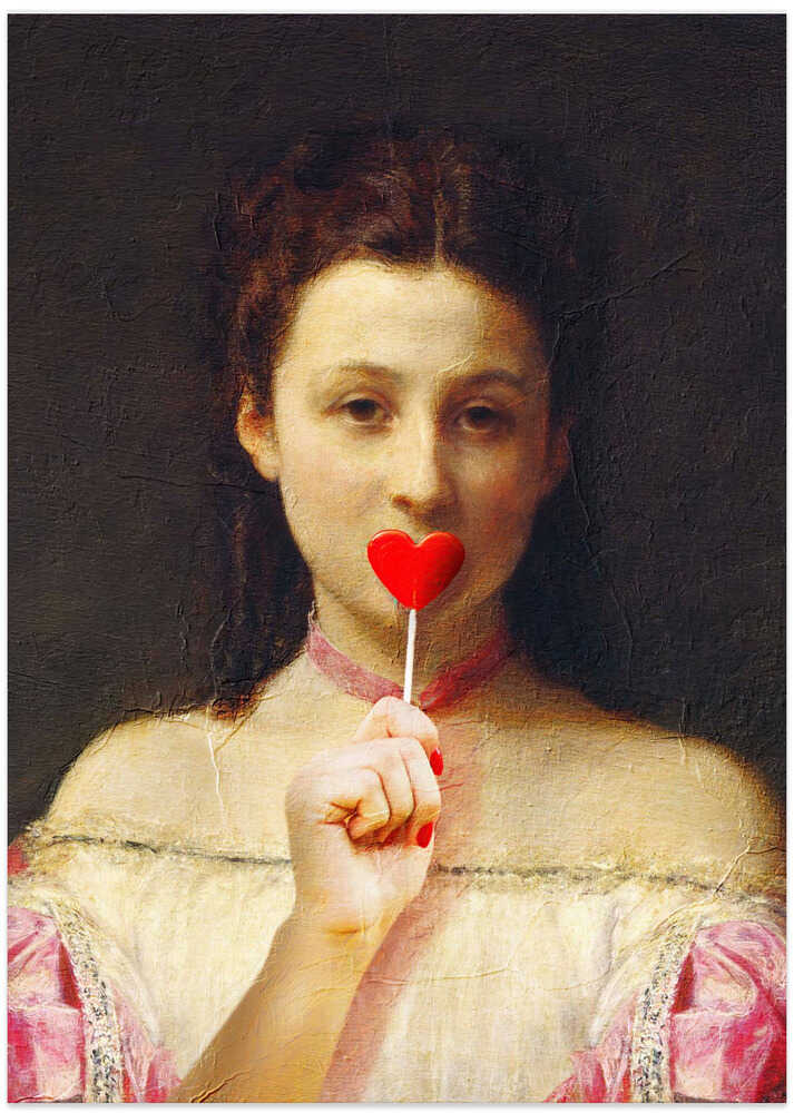 Lollipop Girl - Art Print by Dikhotomy