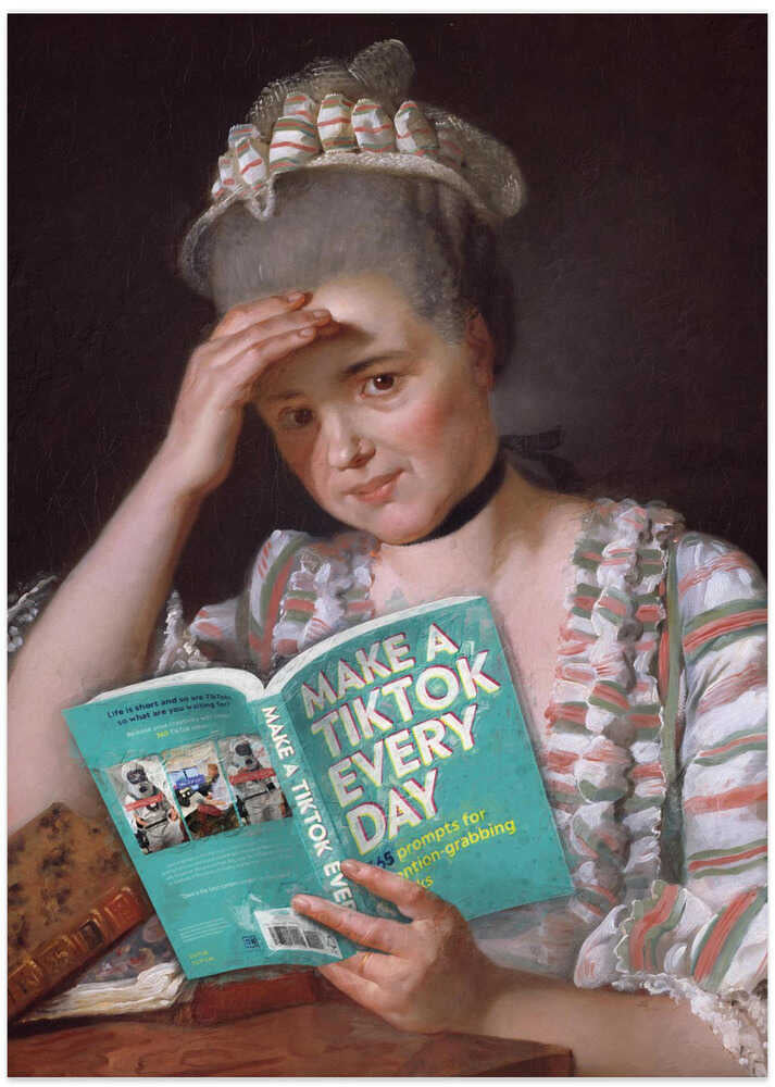 Make a Tik Tok - Art Print by Dikhotomy