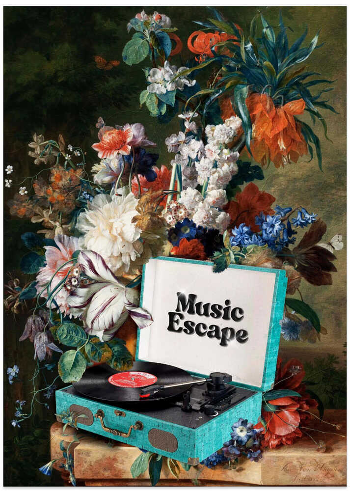 Music Escape - Art Print by Dikhotomy