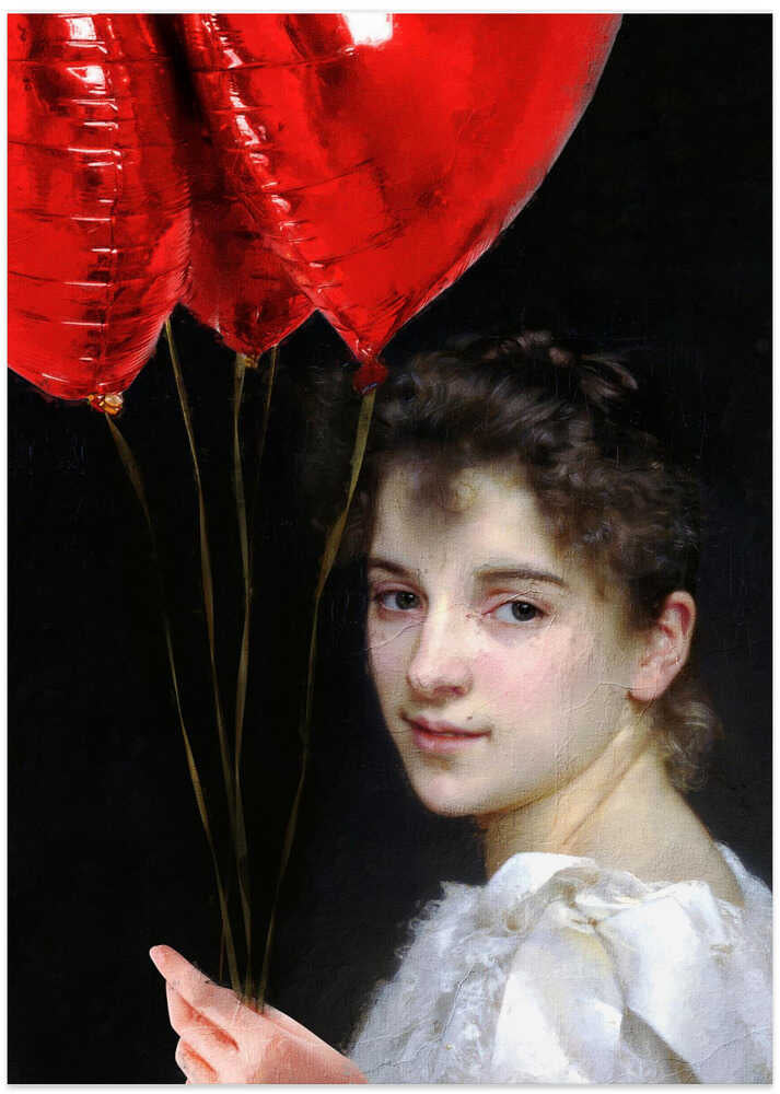 My Lovely Ballons - Art Print by Dikhotomy