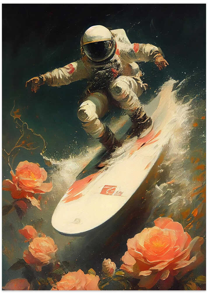 My Space Wave - Art Print by Dikhotomy