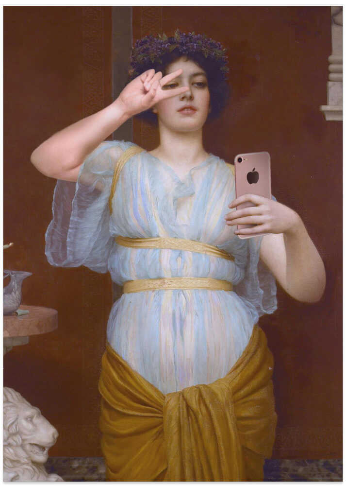 Selfie Diva - Art Print by Dikhotomy