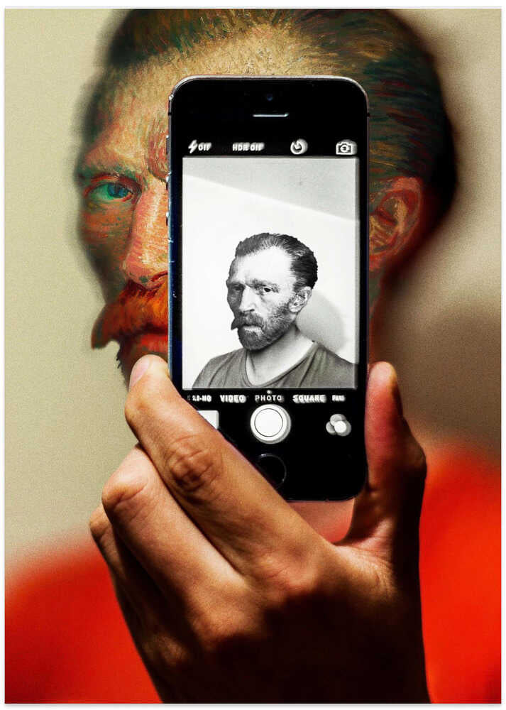 Show You My Selfie - Art Print by Dikhotomy