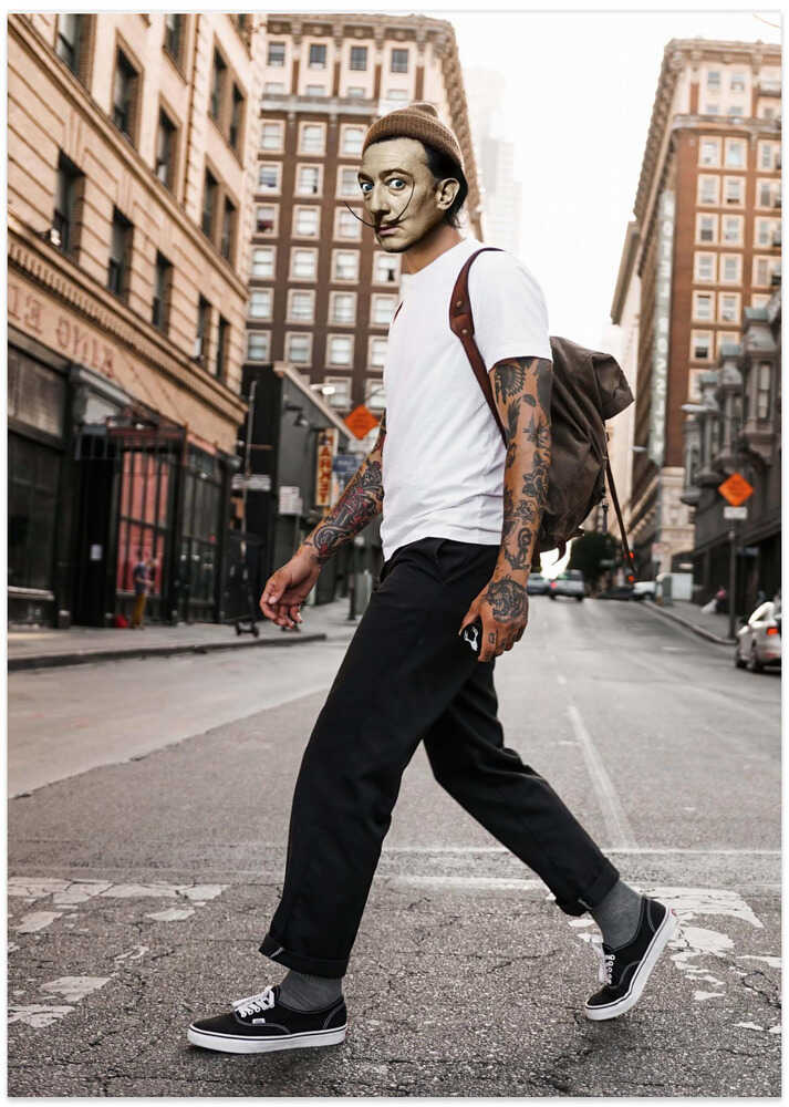 Urban Dalí - Art Print by Dikhotomy