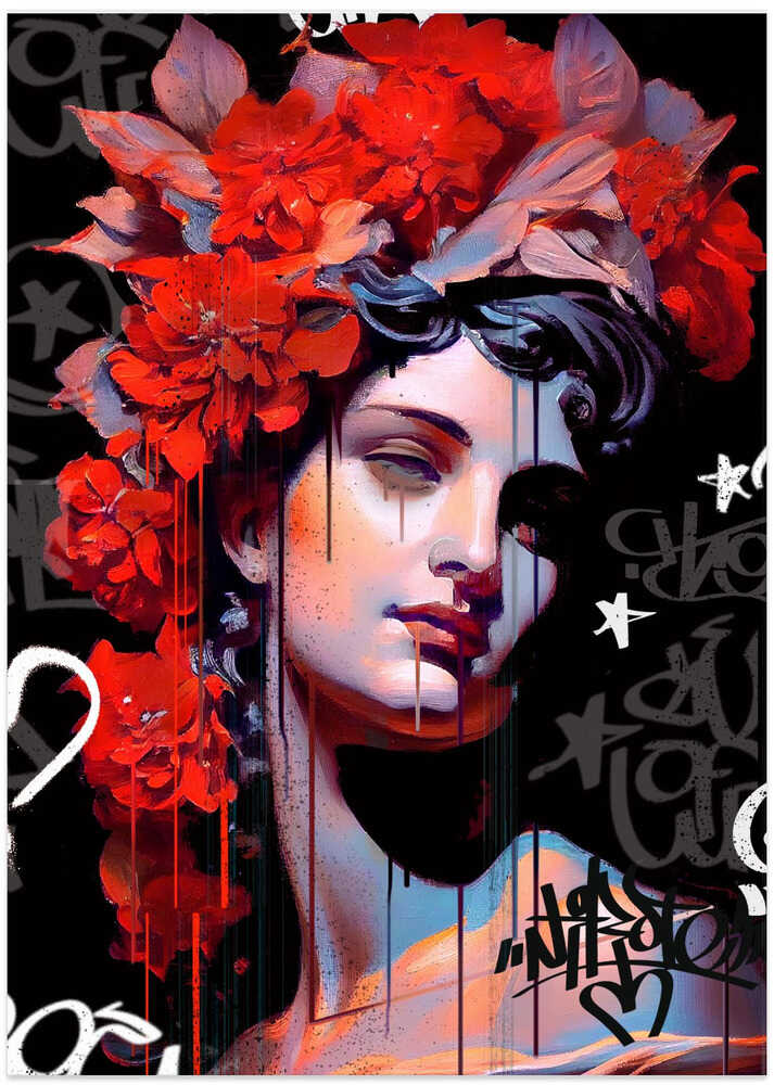 Vandal Goddess - Art Print by Dikhotomy