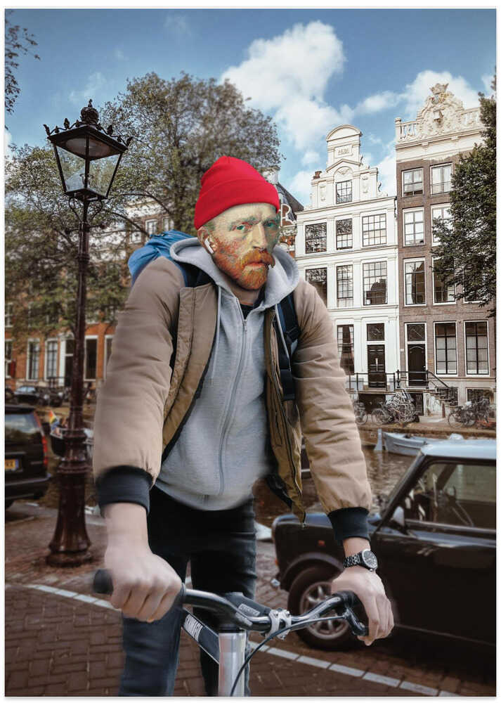 Vincent In Amsterdam - Art Print by Dikhotomy
