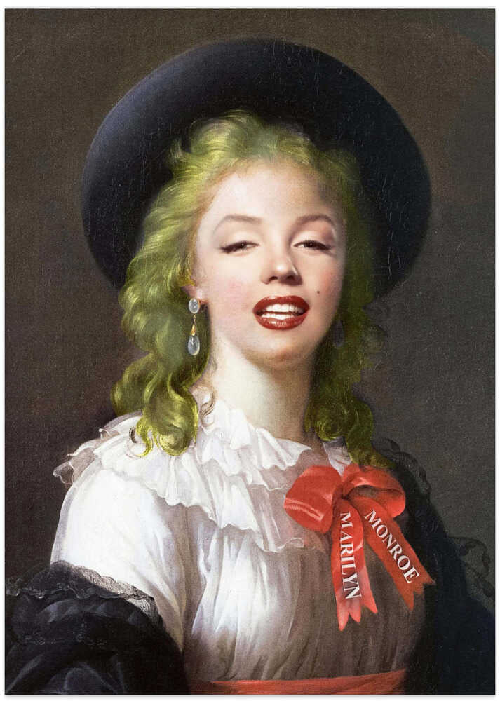 Vintage Marilyn - Art Print by Dikhotomy